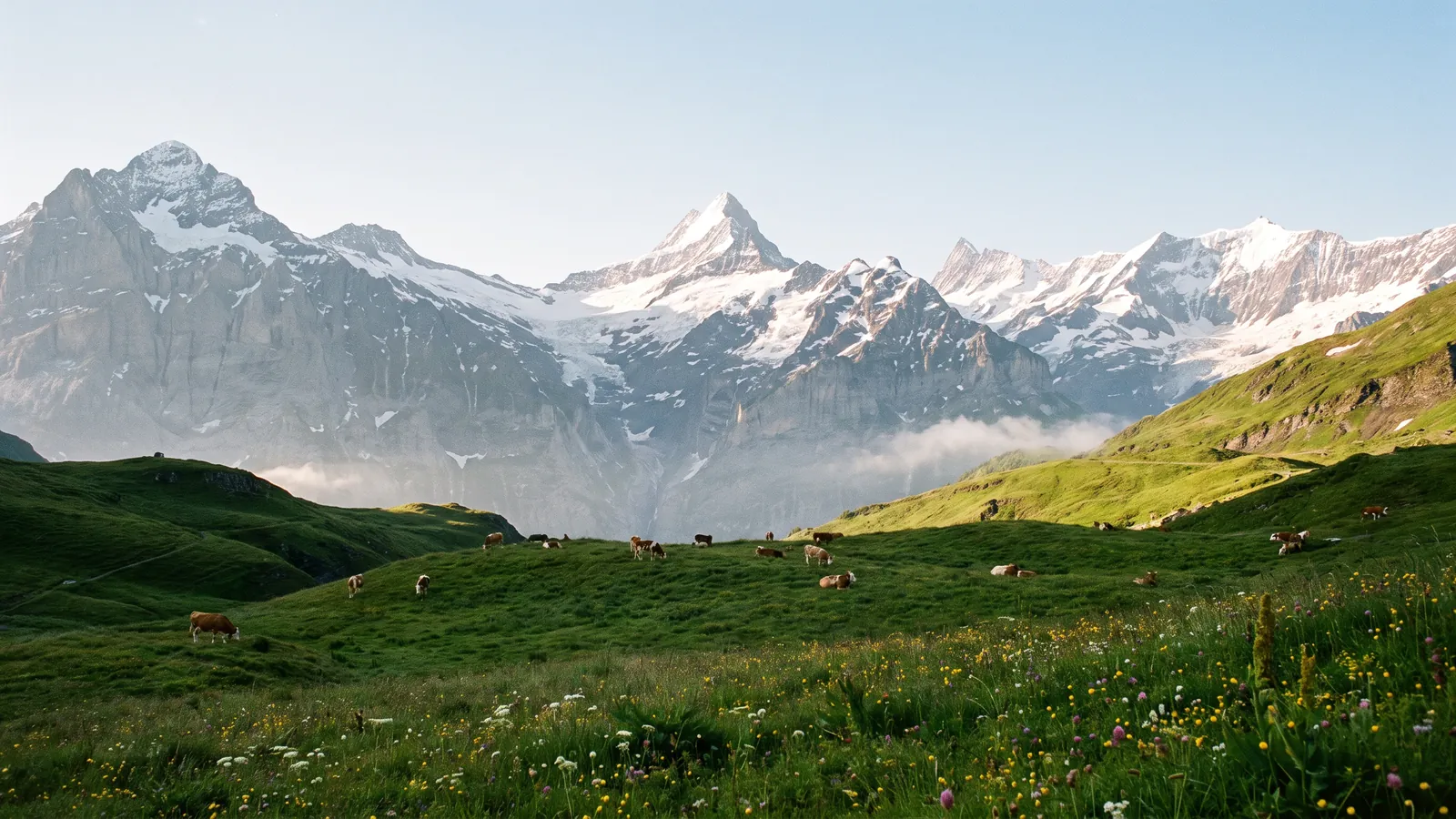 Berggipfel im Berner Oberland
