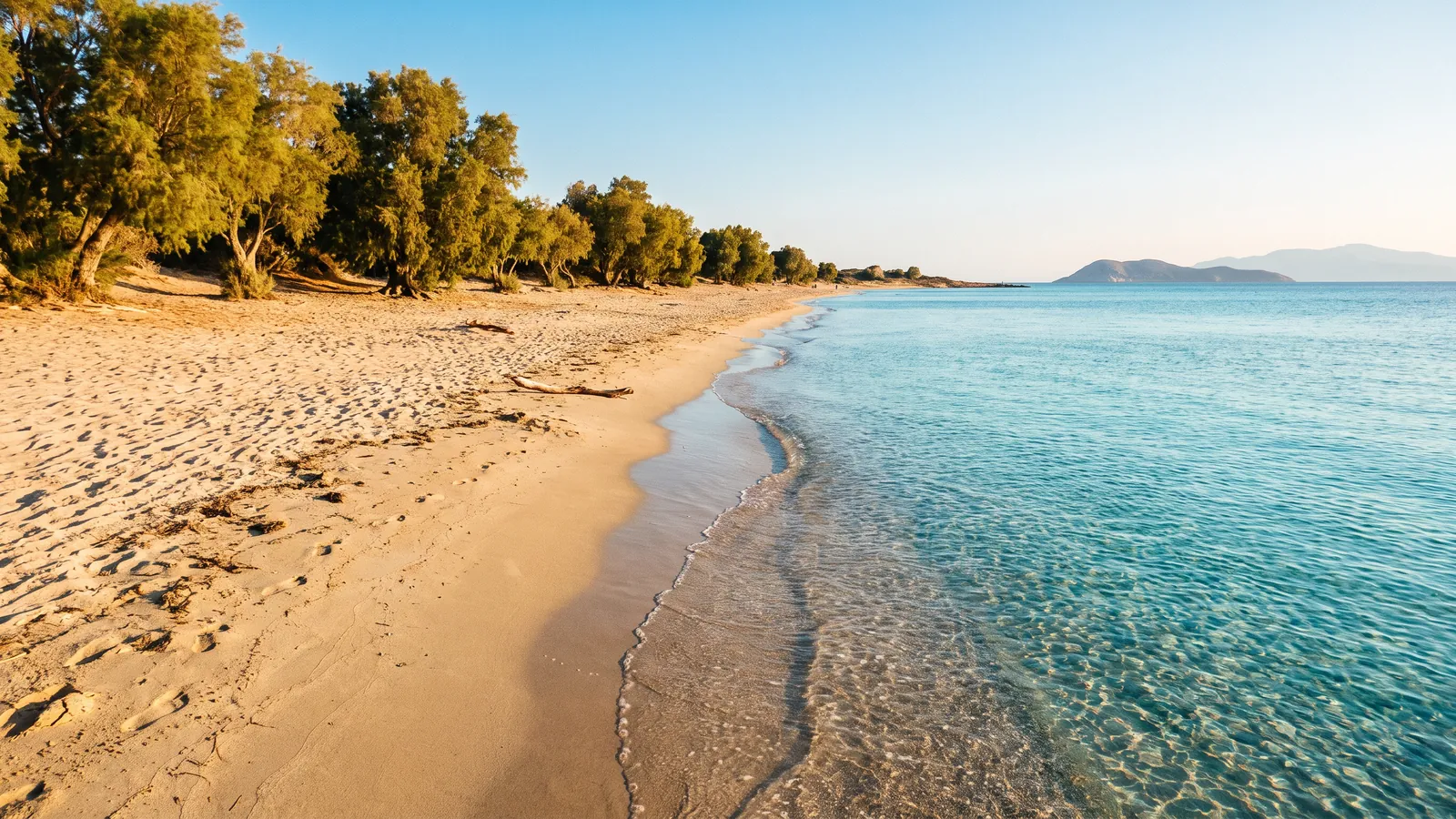 Strand auf Kos in der Ägäis