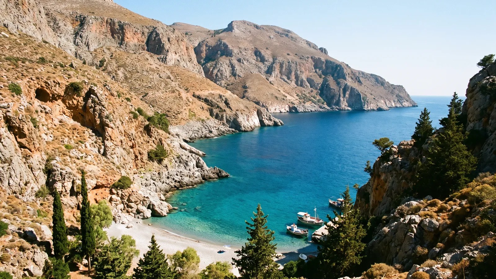 Küstenlandschaft auf Kreta